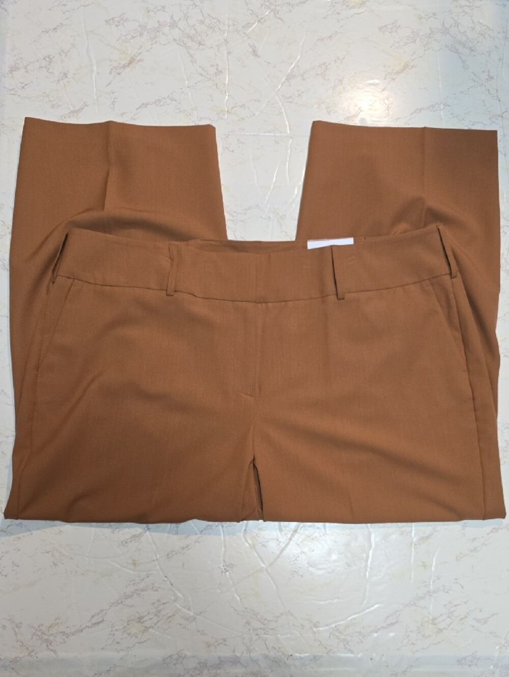 Lane Bryant | Women's | Rust Brown | Wide Leg | High Rise Dress Pants | Size 24S - Picture 3 of 7